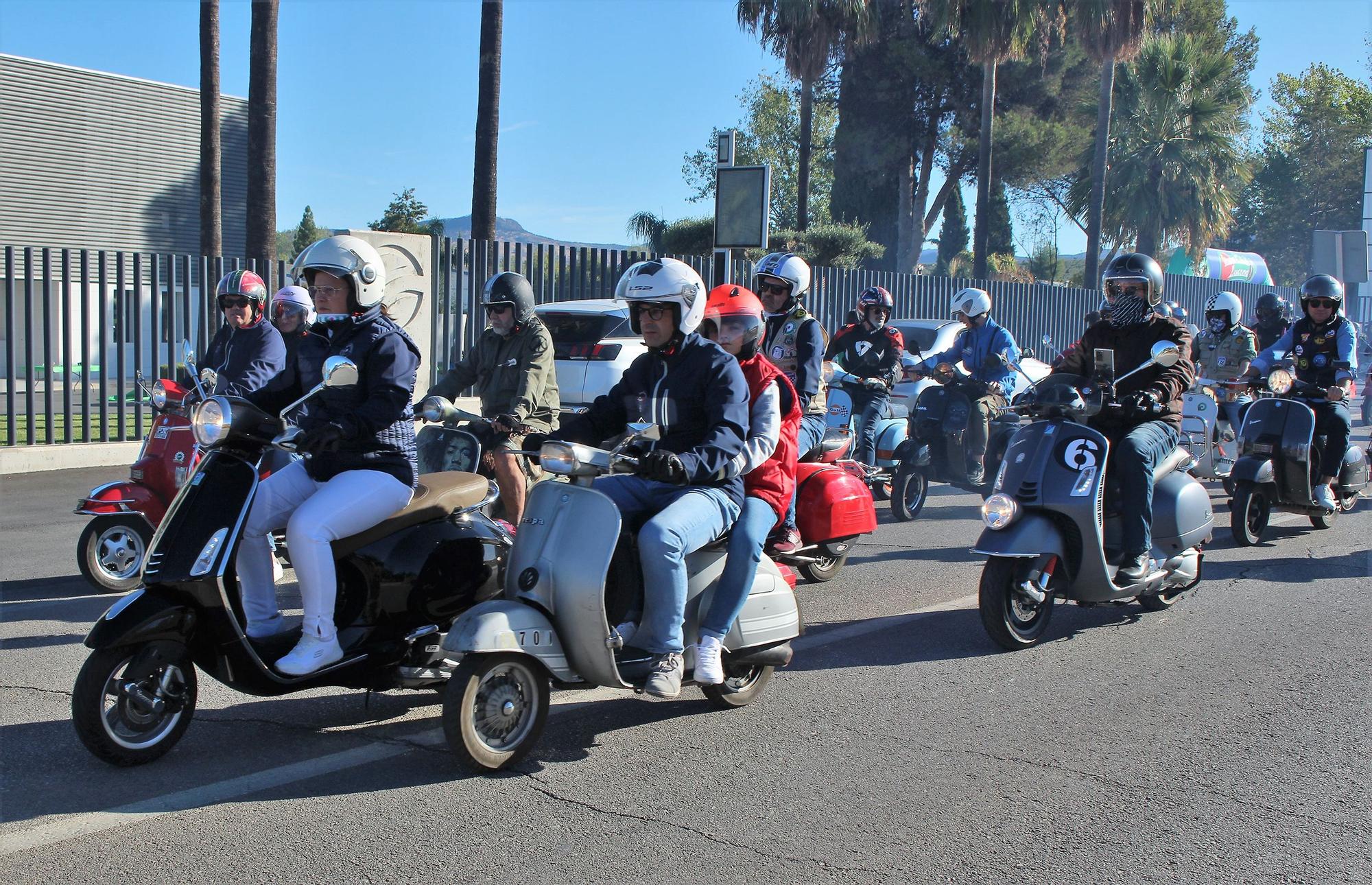 En vespa por la Subbética