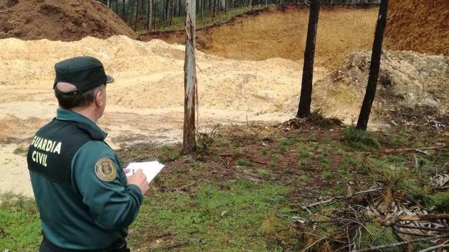 Lugar en el que estaba situada la mina de Medas. // Guardia Civil