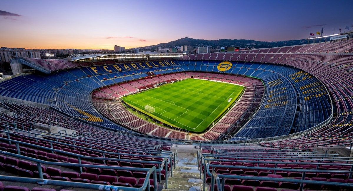 Una imagen del Camp Nou antes del clásico de Liga entre Barça y Madrid.