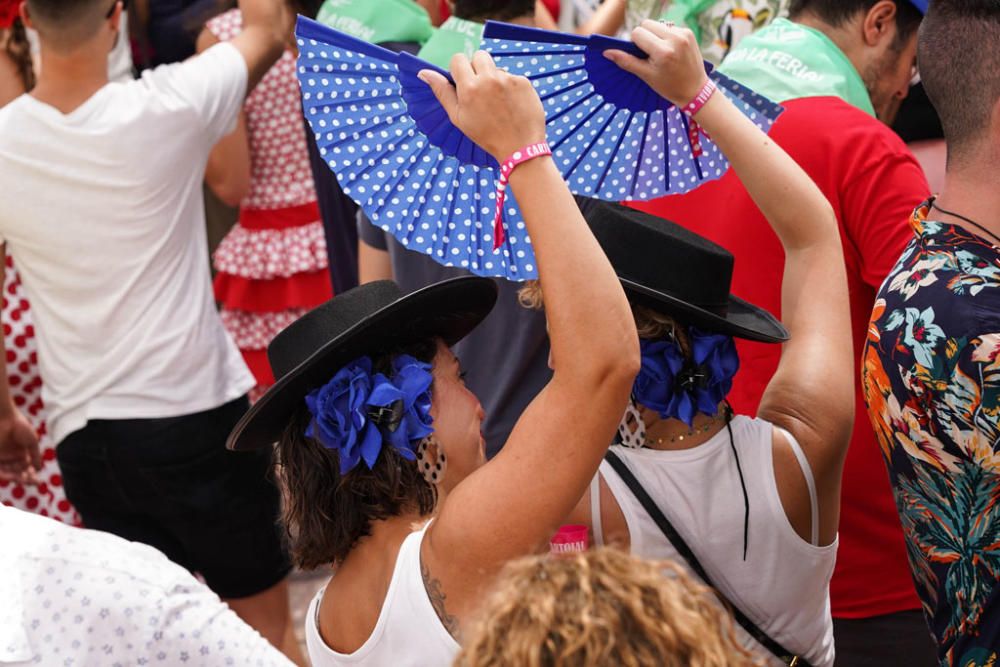 Último día de Feria en el Centro de Málaga