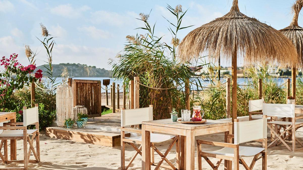 El 'beach club' Chambao de NOBU Ibiza Bay.