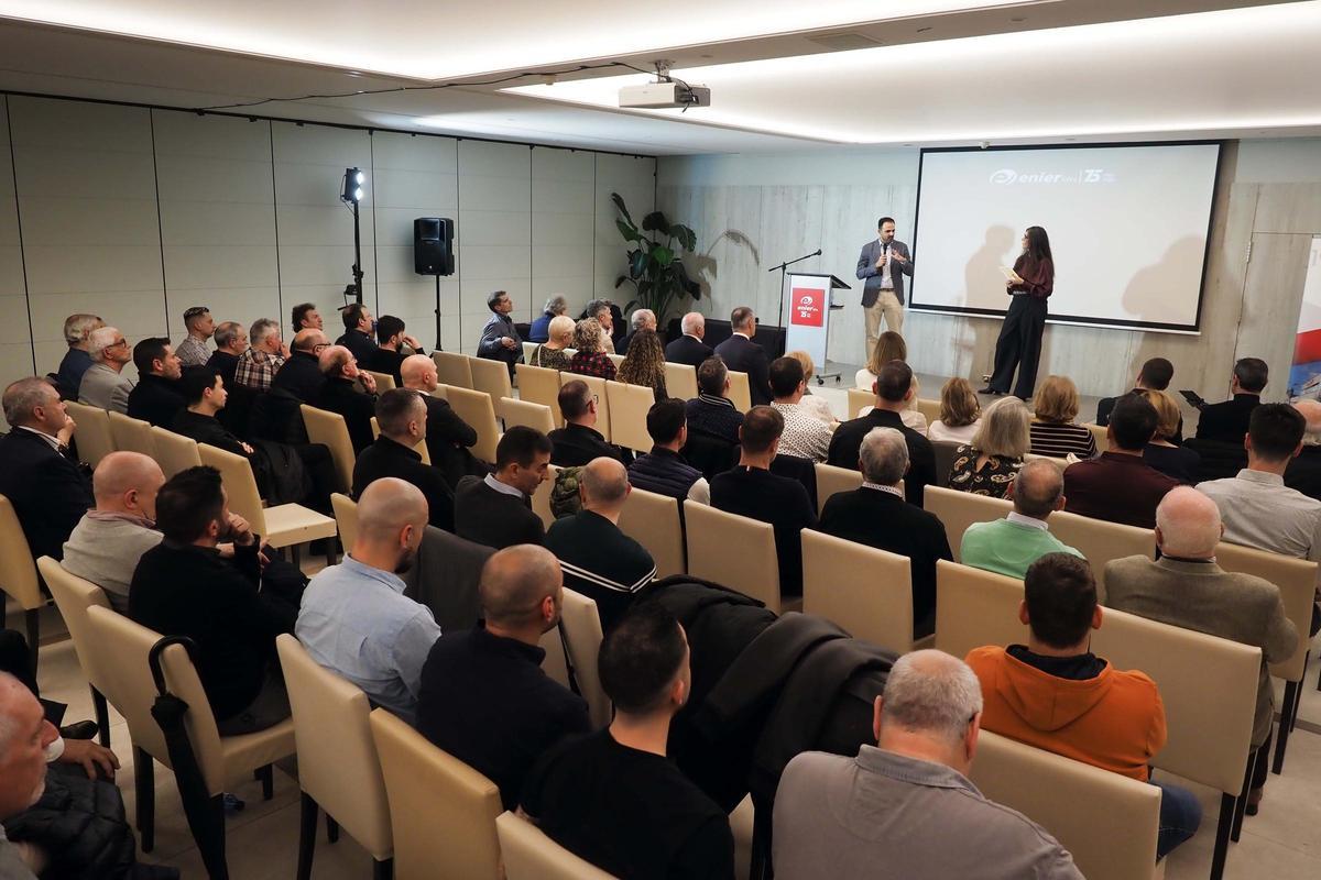 L'empresa ENIER celebra els 75 anys en un acte institucional a Santa Coloma de Farners.