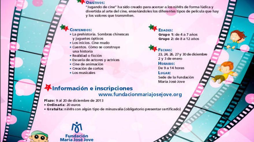 La Fundación María José Jove organiza una ludoteca para acercar a los niños al cine