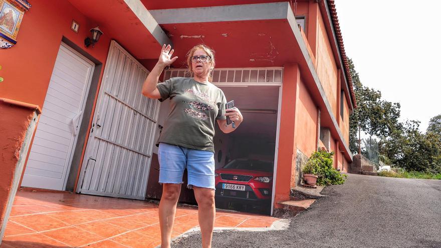 Realojadas las familias de las viviendas cercanas al fuego en El Sauzal
