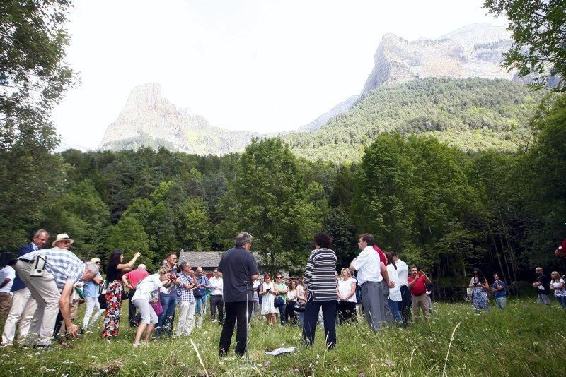 Fotos del acto del Centenario de Ordesa