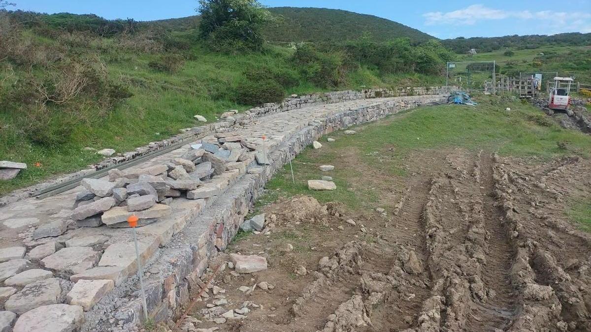 La obra en los Lagos.