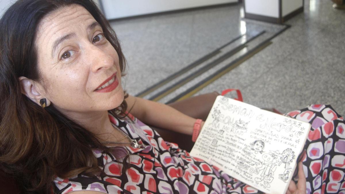 La escritora Ana Merino, autora de 'Planeta Lasvi'