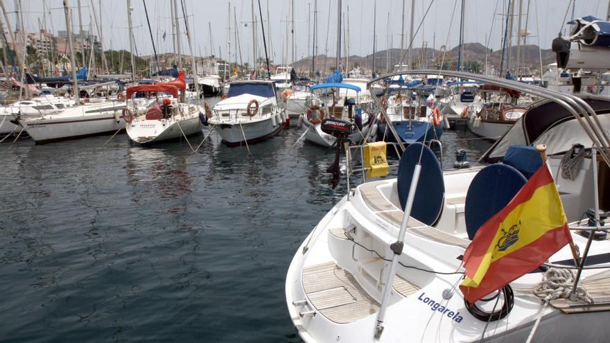 Puerto deportivo de Cartagena.