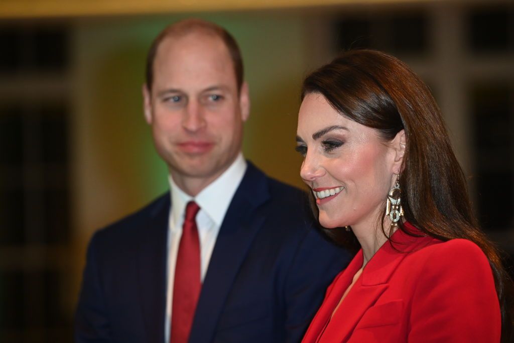 Kate Middleton y el príncipe Guillermo en un evento en Londres