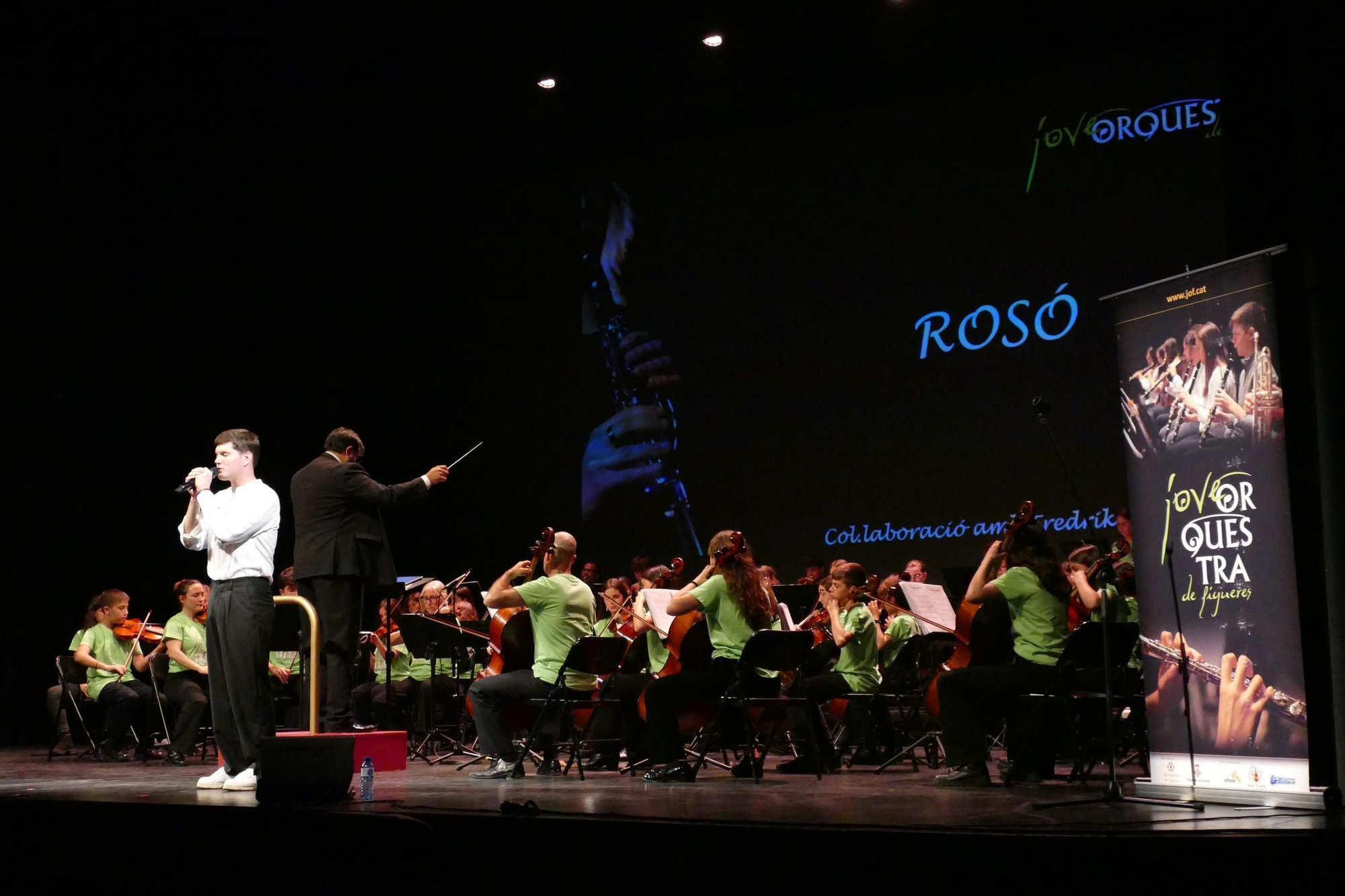 La Jove Orquestra de Figueres i Fredrik Strand emocionen el Teatre El Jardí amb el gran concert de Fires