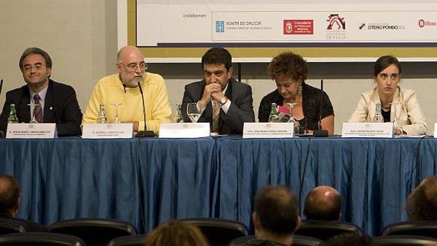 El foro de urbanismo se celebró ayer por la tarde en la sede del Club Financiero de Vigo.