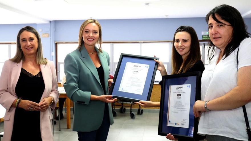 La residencia estradense de mayores logra el tercer certificado de calidad