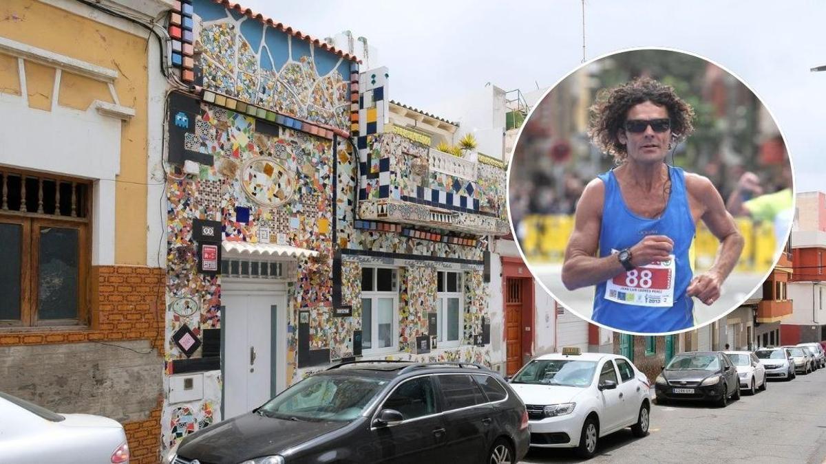 La casa de azulejos del 'runner' de La Isleta