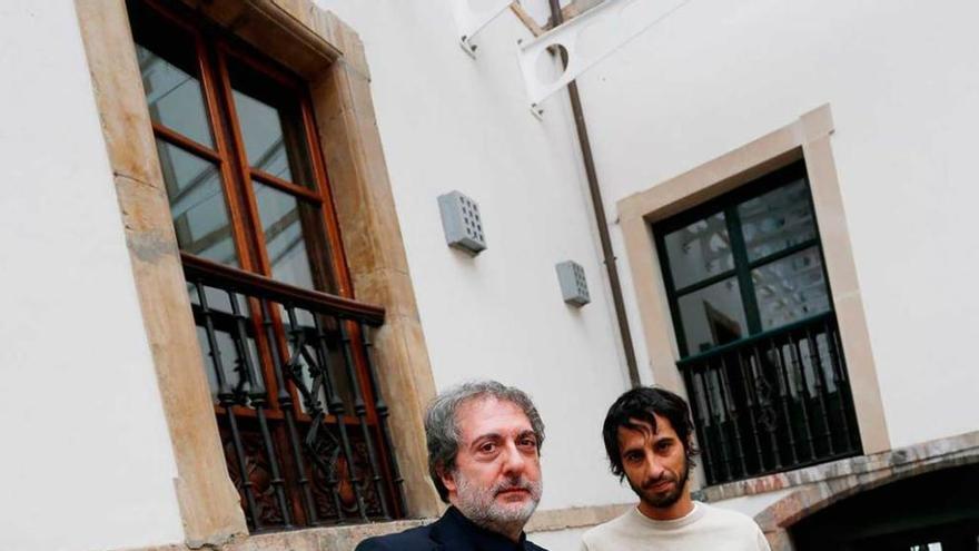 Javier Olivares, a la izquierda, y Marc Vigil, el pasado julio durante el Festival Celsius de Avilés.