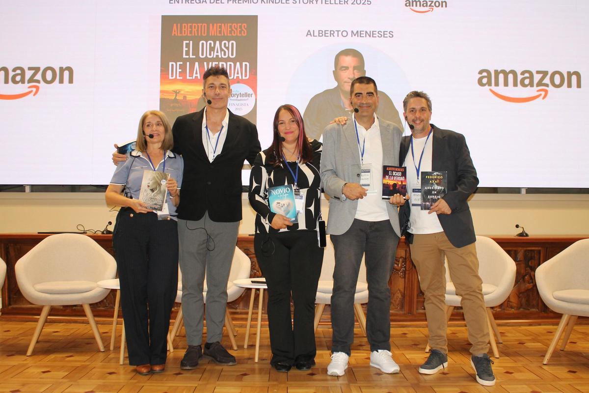 Los cinco finalistas del Premio Kindle Storyteller 2025