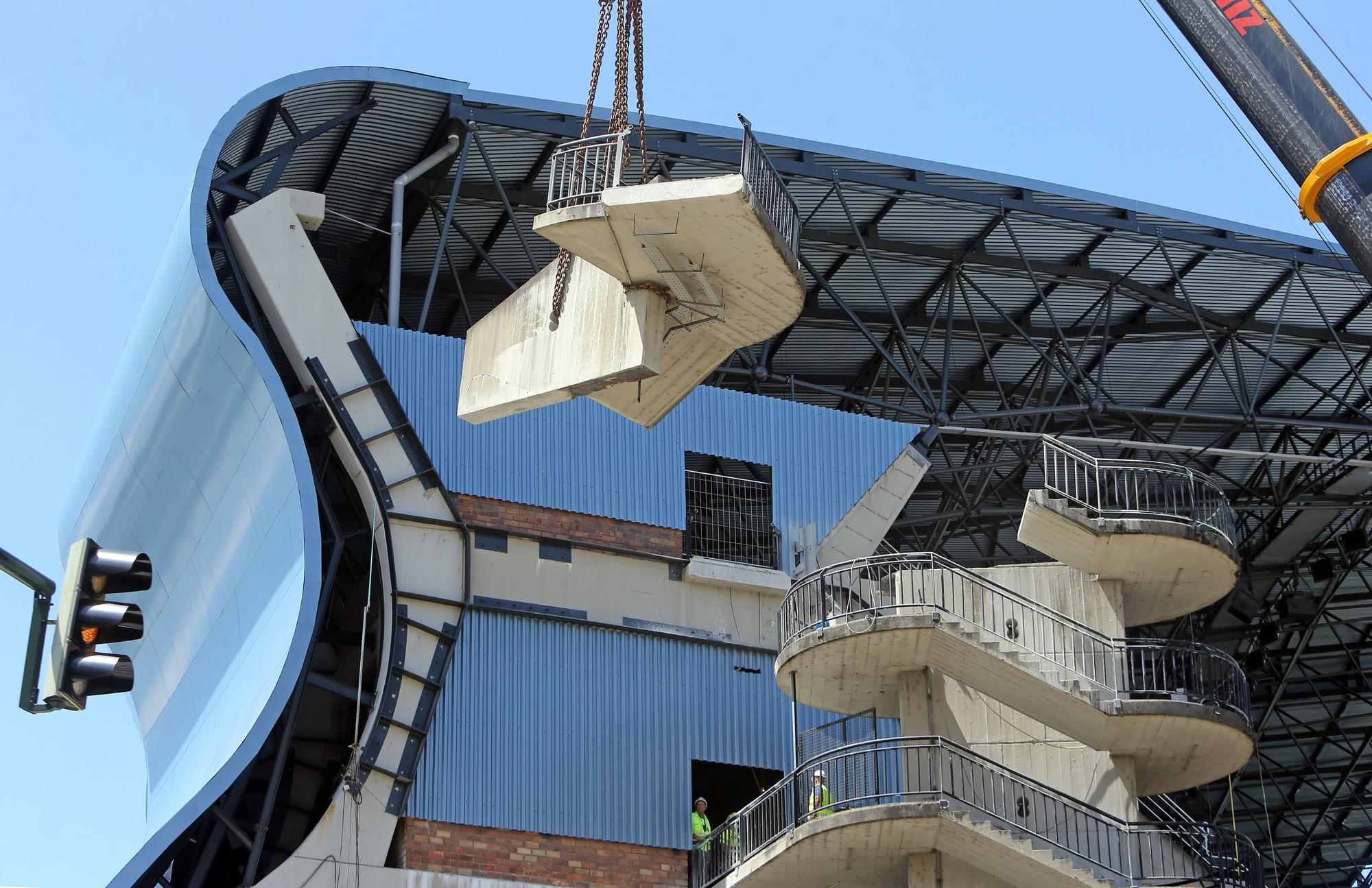 Balaídos despide a las escaleras de Río, uno de sus emblemas