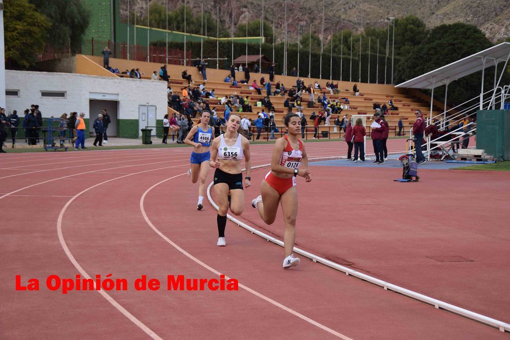 Regional absoluto y sub-23 de atletismo en Lorca