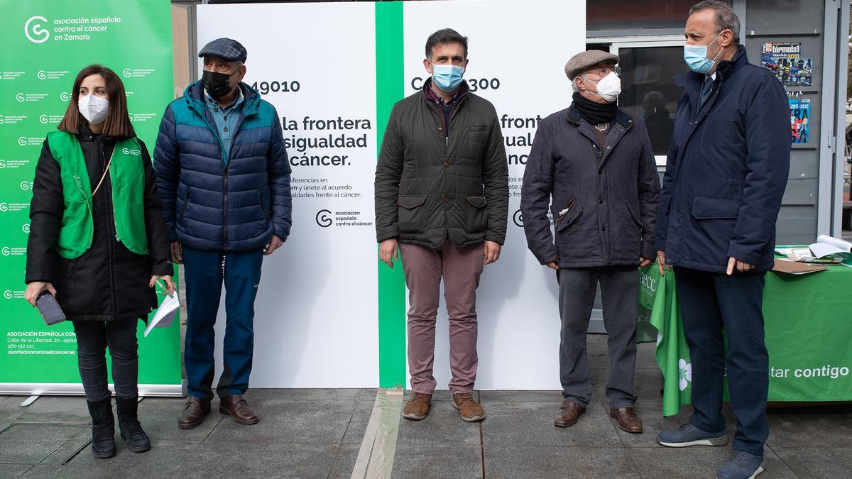 Desde la izquierda: María Montejo, Ricardo Fernández, Ramiro Silva, Alfonso Fernández Prieto y Casto López Cañibano