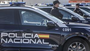 Varios Agentes de la Policía Nacional durante una operación.