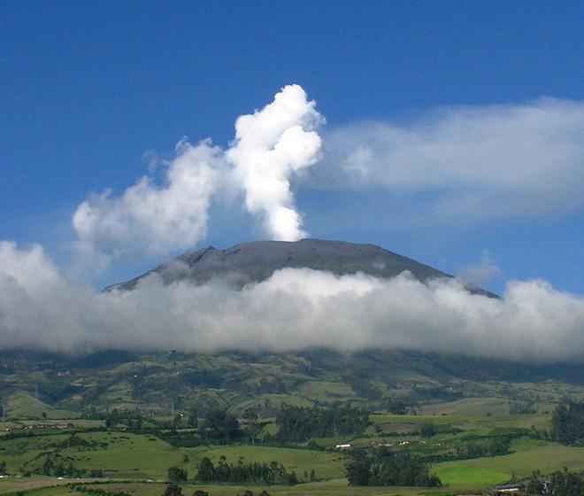 Volcán Galeras, Colombia