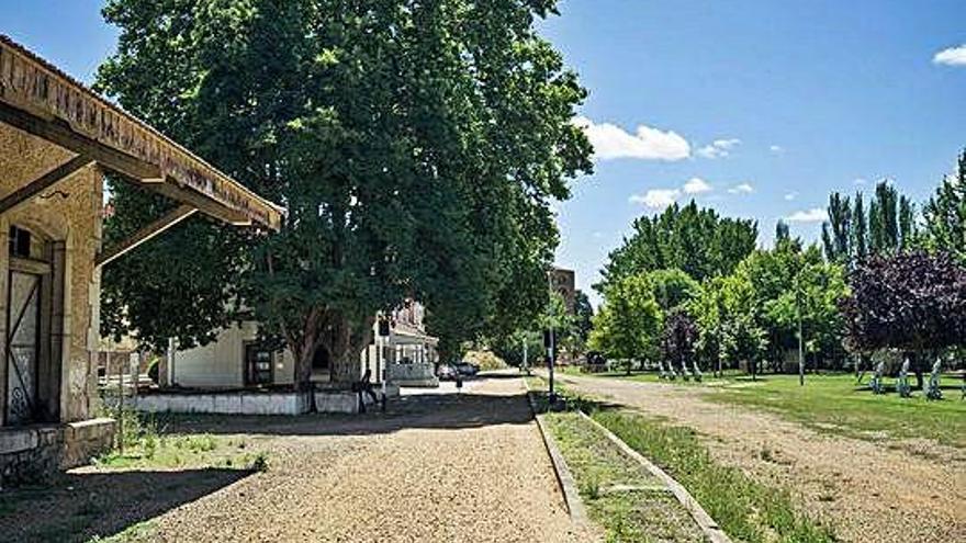 Zona de la estación que se beneficiará de la nueva línea eléctrica