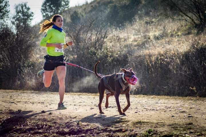 Cristina Pérez, del Celtastur Mushing de Llanera, clasificada para el campeonato de Europa de canicross