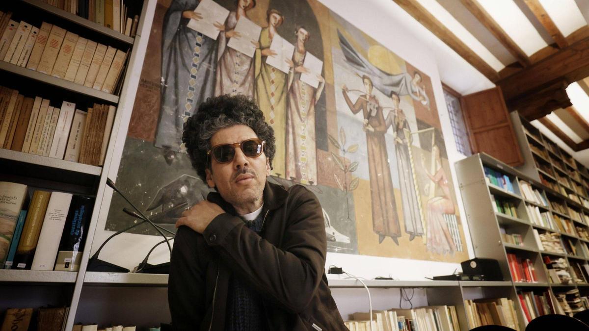 Rachid B, en el Estudi General Lul·lià de Palma, donde este sábado ofrece un concierto