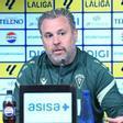 Sergio González, entrenador del Cádiz CF, en la rueda de prensa previa a recibir al Málaga CF.