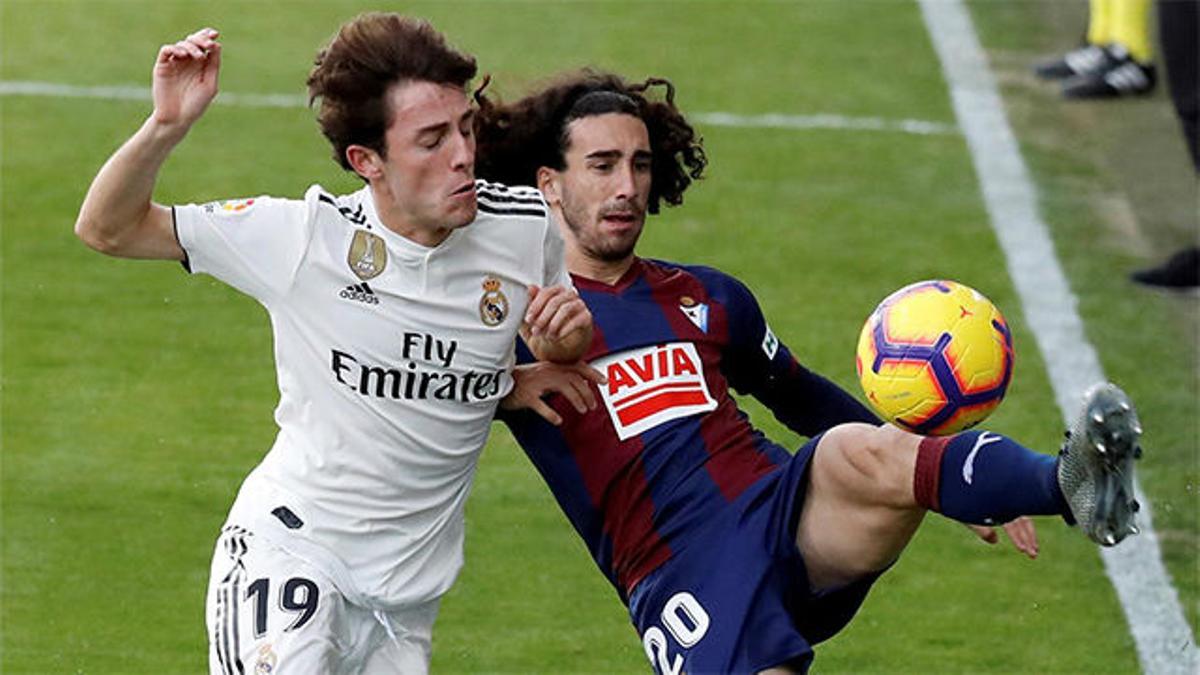 Así fue el jugadón de Cucurella que sirvió al Eibar para adelantarse ante el Madrid