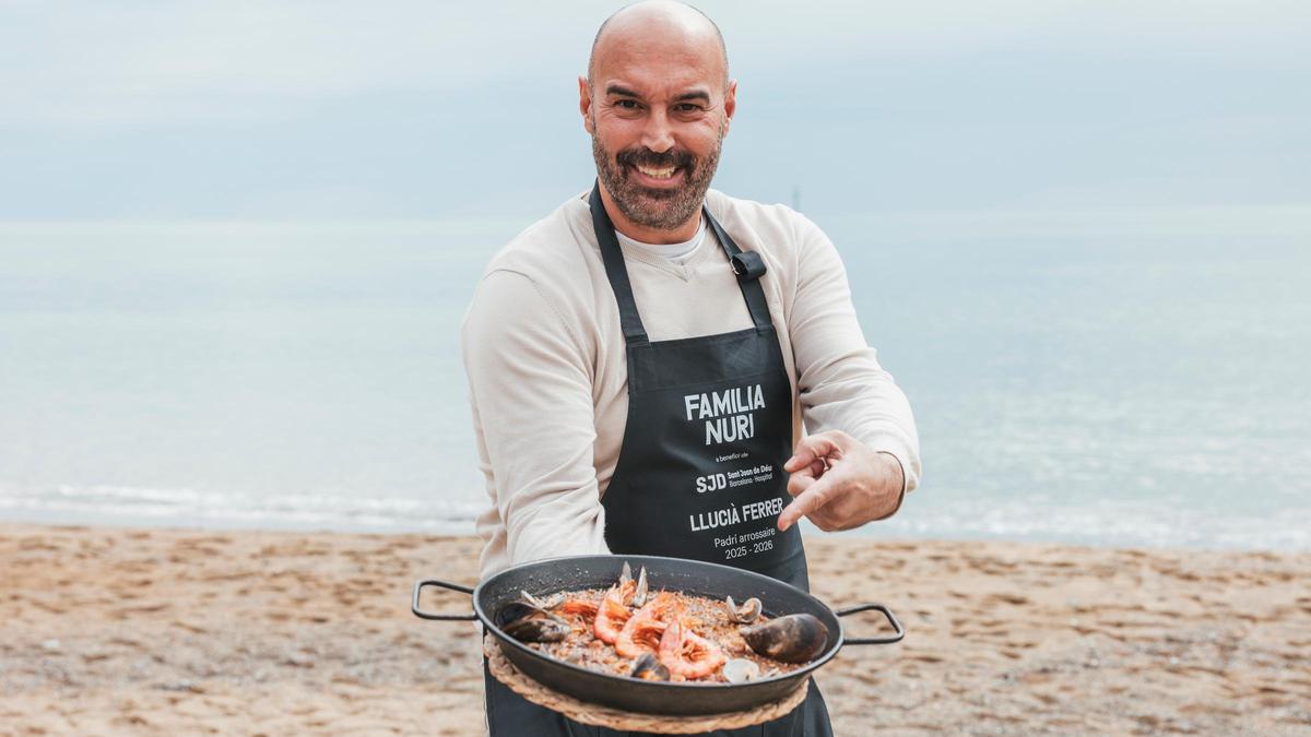 Llucià Ferrer apadrina el arroz solidario de Família Nuri.