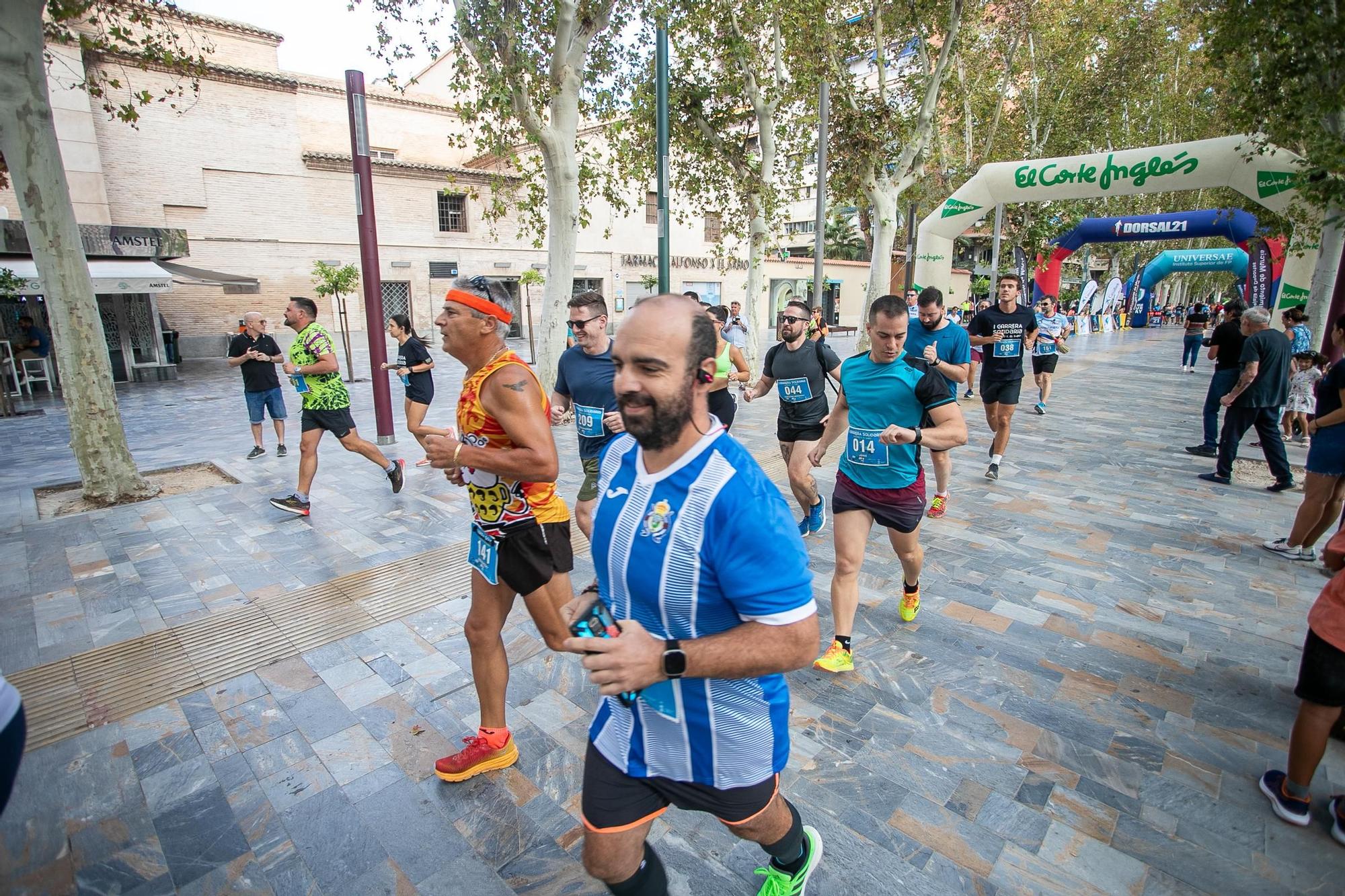 I Carrera Solidaria Alfonso X de Murcia, en imágenes