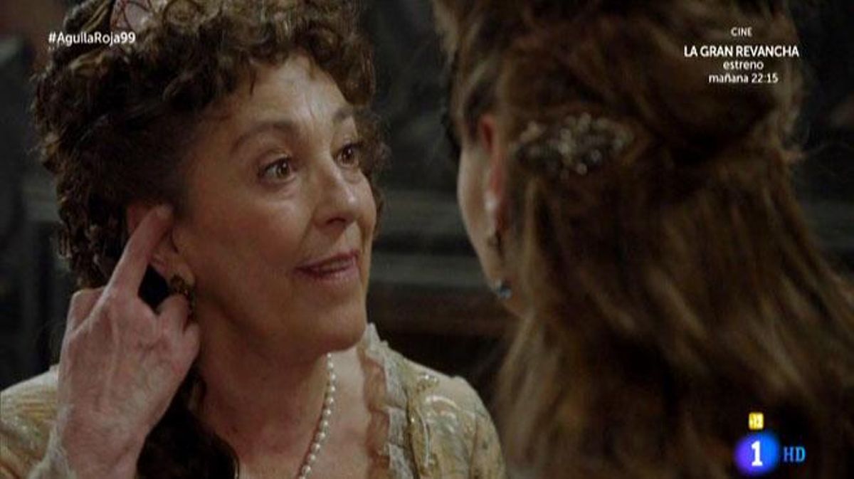 Carmen Maura ha sigut un vist i no vist a ‘Águila Roja’ (TVE-1).