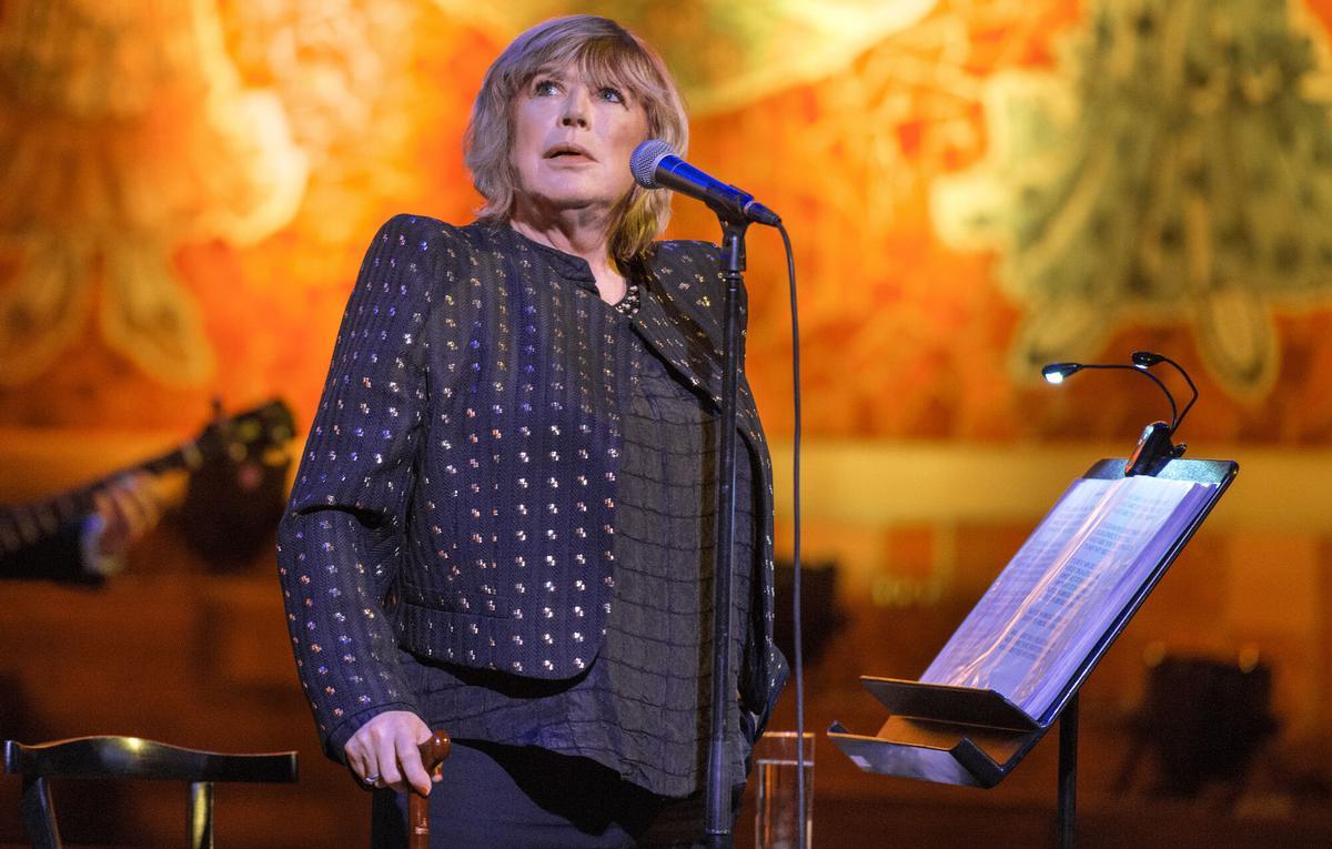 BARCELONA. 09.12.2014Festival Mil.lenni. Concierto de MARIANNE FAITHFULL en el Palau de la Musica. FOTO FERRAN SENDRA