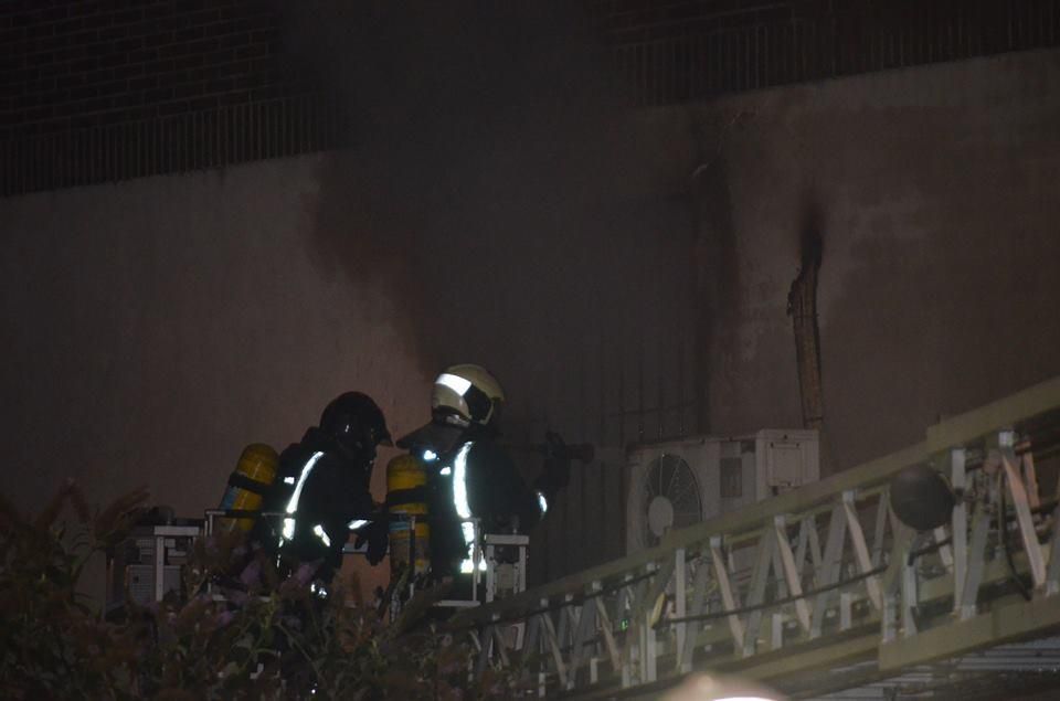 Incendio en la calle Cervantes