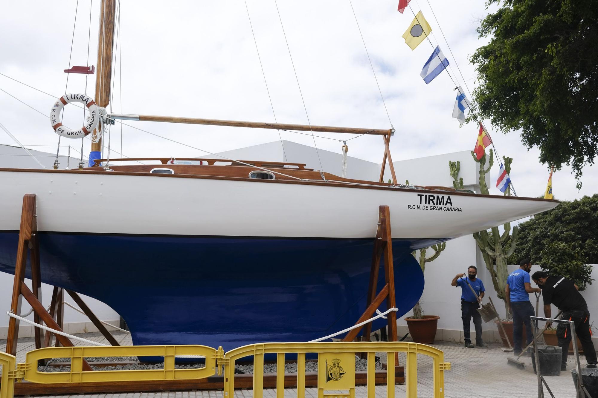 Restauración del barco Tirma