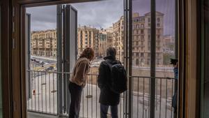 Visita a la promoción de pisos de Glories