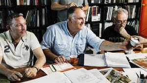 Albert Adrià, José Andrés y Ferran Adrià, los cerebros gastronómicos de Little Spain.