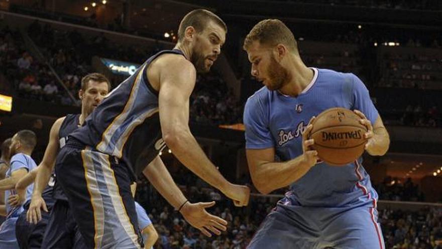 Marc Gasol se exhibe en la victoria de los Grizzlies ante los Clippers (107-91)