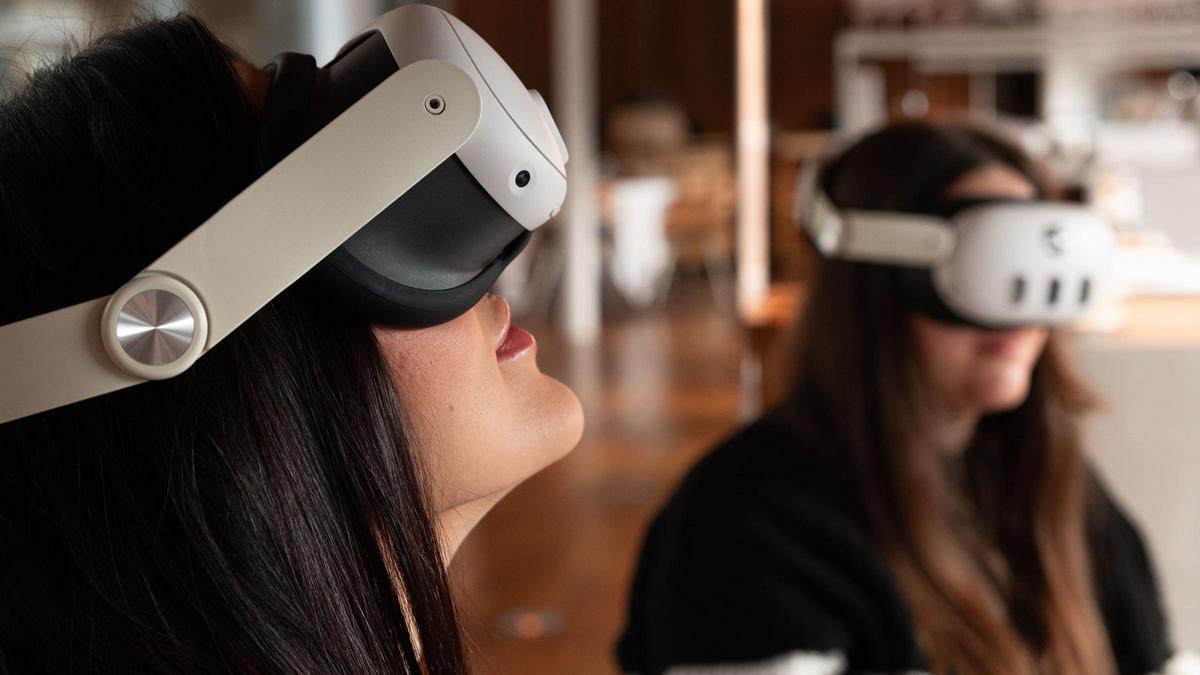 Gafas de realidad virtual en El Celler de Can Roca.