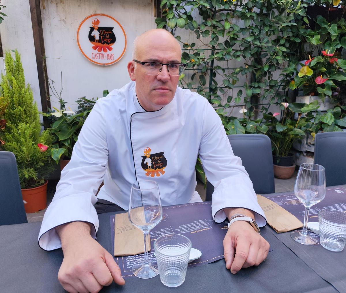 Pedro Hernández, el día del evento.