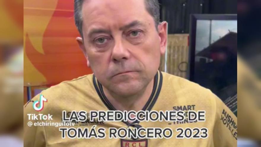 Vídeo | Tomás Roncero lo ha vuelto a hacer: su desacertada predicción del 2023