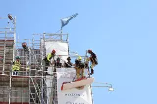 Los bomberos de Murcia reciben formación en rescates de altura