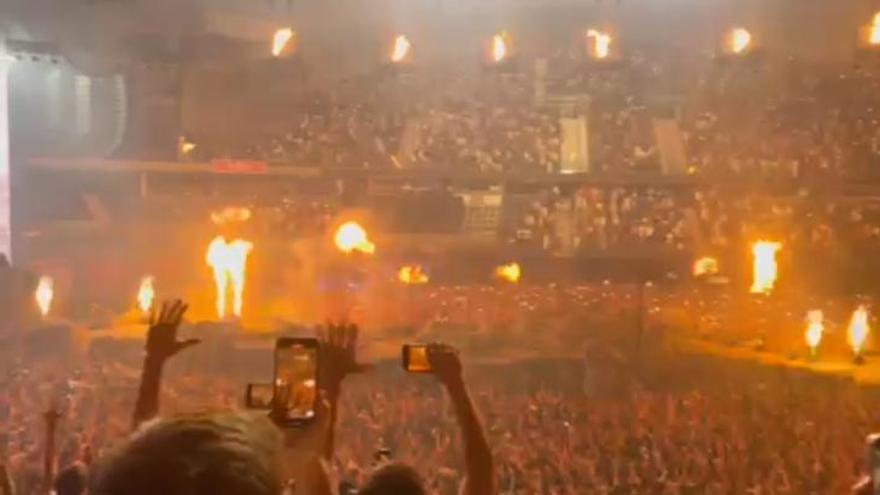 El arranque del concierto de Travis Scott en Madrid.