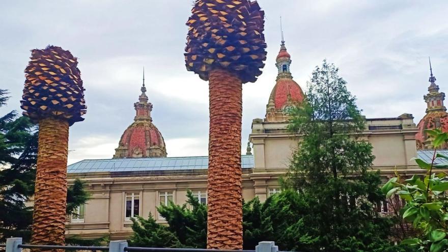 El picudo rojo obliga a podar dos palmeras de los jardines detrás del Ayuntamiento