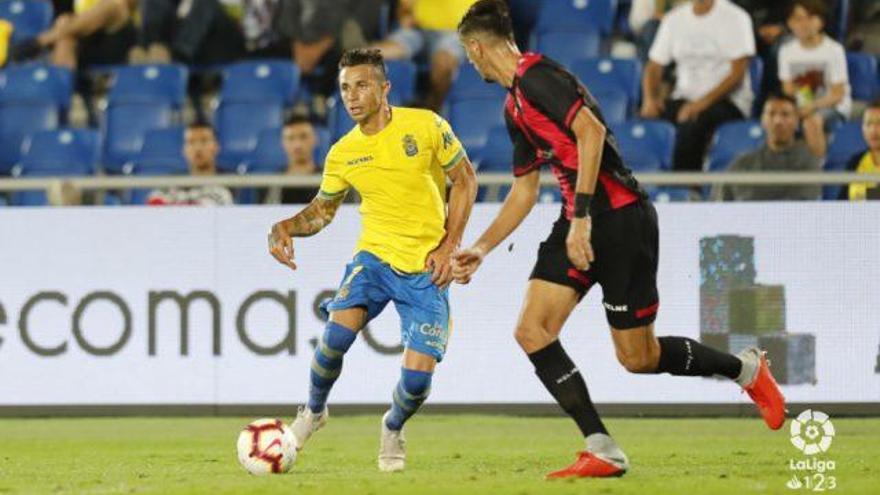 El goleador de la UD Las Palmas Rubén Castro