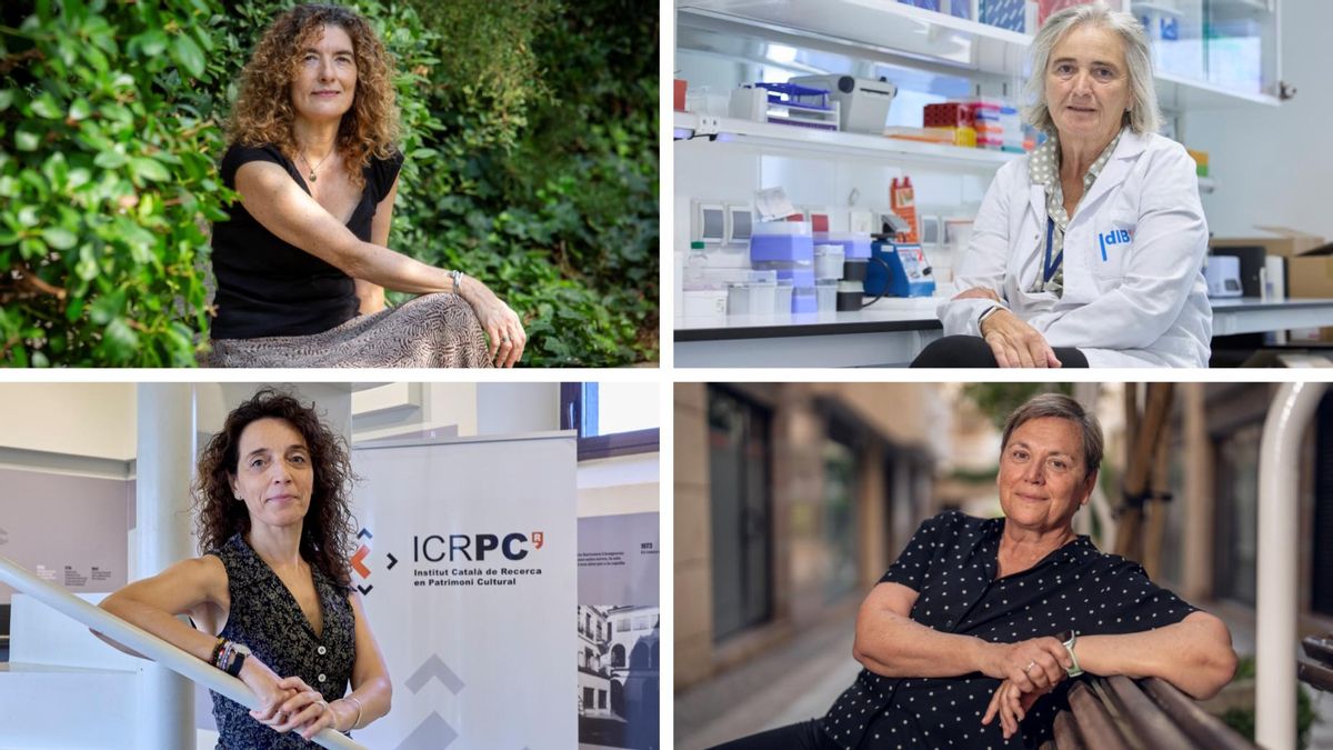 Ana Pérez, Marga Nadal, Gemma Domenech y Carme Cascante