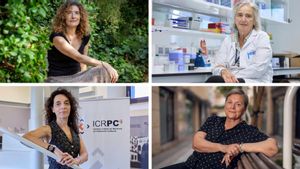 Ana Pérez, Marga Nadal, Gemma Domenech y Carme Cascante