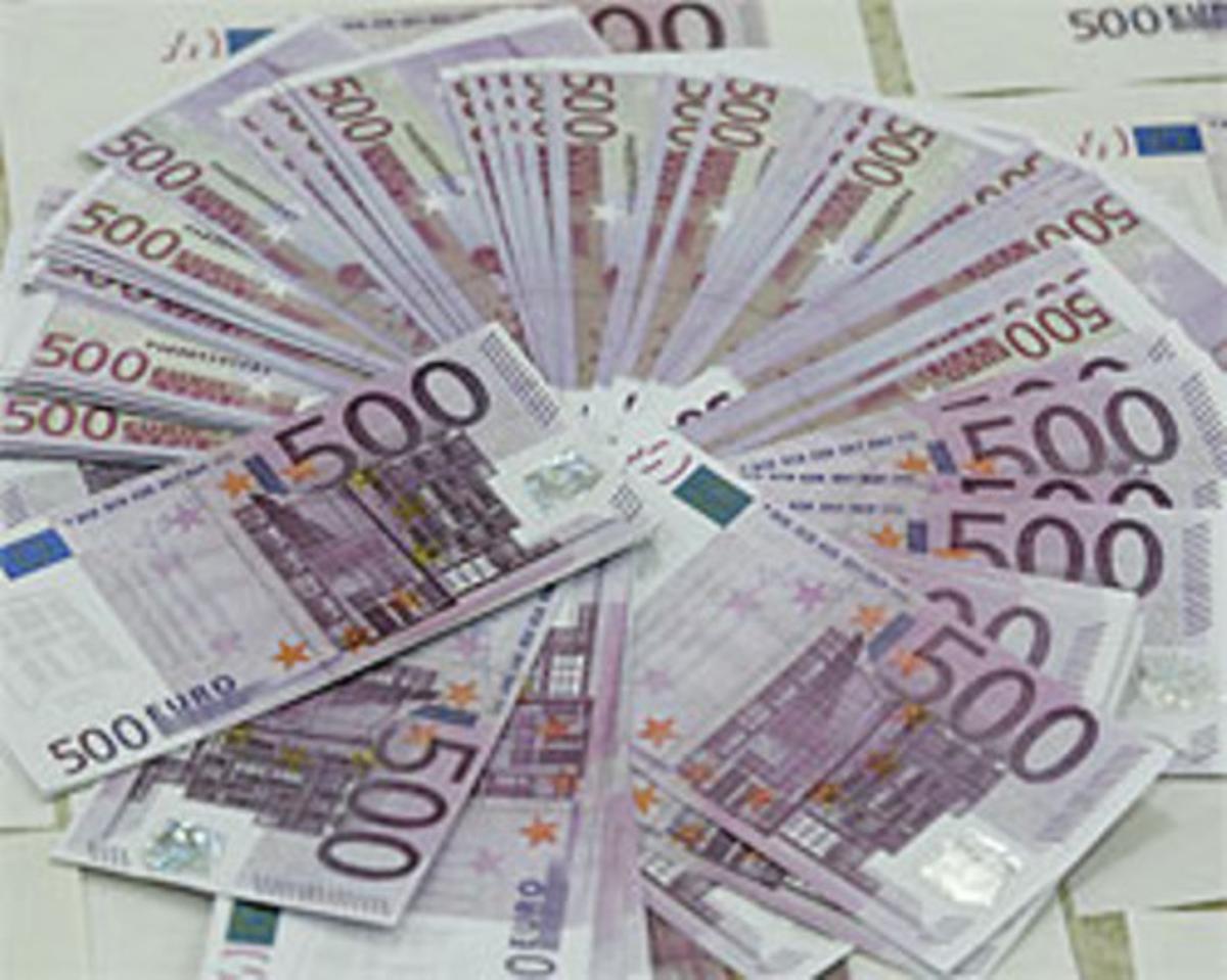 Billetes de 500 euros.