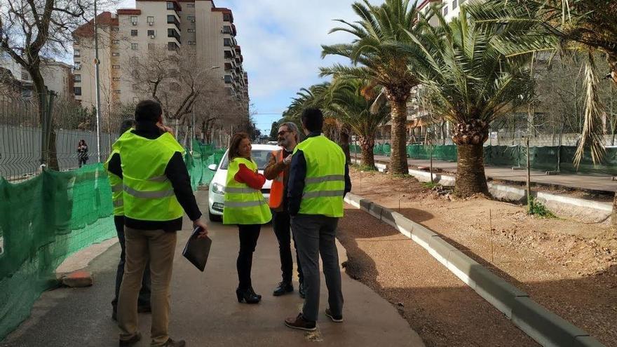 La reforma de la avenida Virgen de Guadalupe de Cáceres concluirá en verano