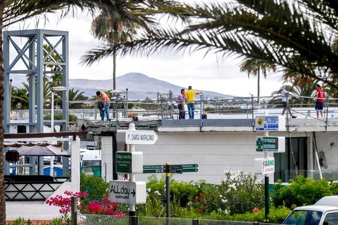 OBRAS ILEGALES CERCA DE LA CHARCA DE MASPALOMAS